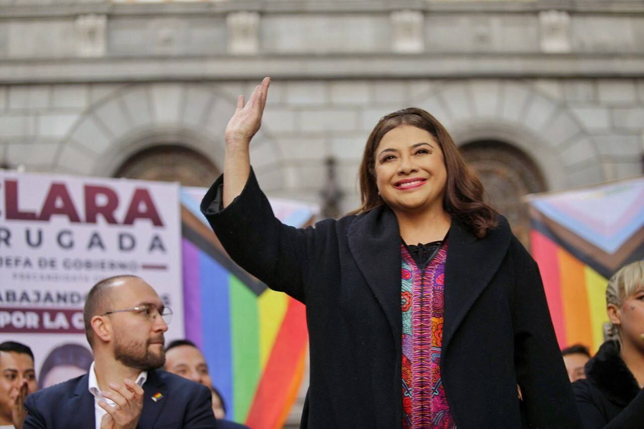 Clara Brugada, candidata de Morena a la CDMX
