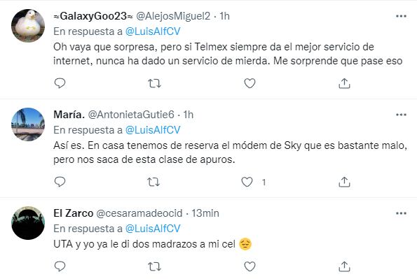 Quejas en Twitter por la caída de las redes de Telcel y Telmex