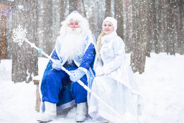 Ded Moroz y su nieta Snegurochka /internet