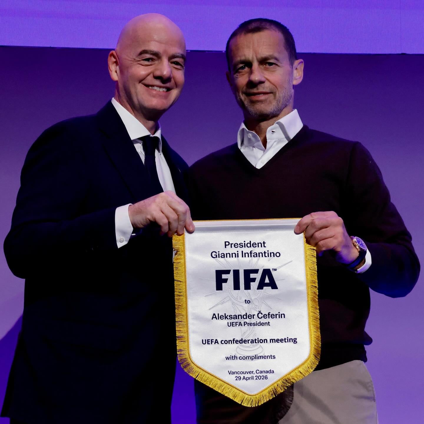 Aleksander Čeferin, presidente de la UEFA