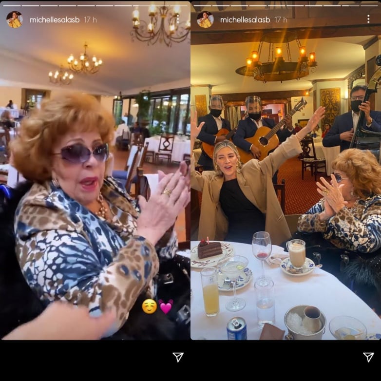 Michelle Salas y Silvia Pinal.