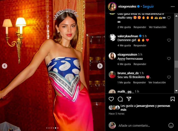 Belleza de Eiza González en este 2024 impacta a sus seguidores con sus nuevas fotos del año