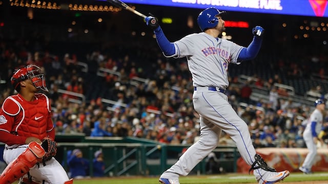 El Titán conectó un gran slam ante los Nacionales