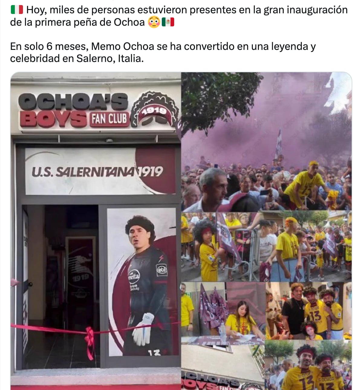 Guillermo Ochoa en Salernitana