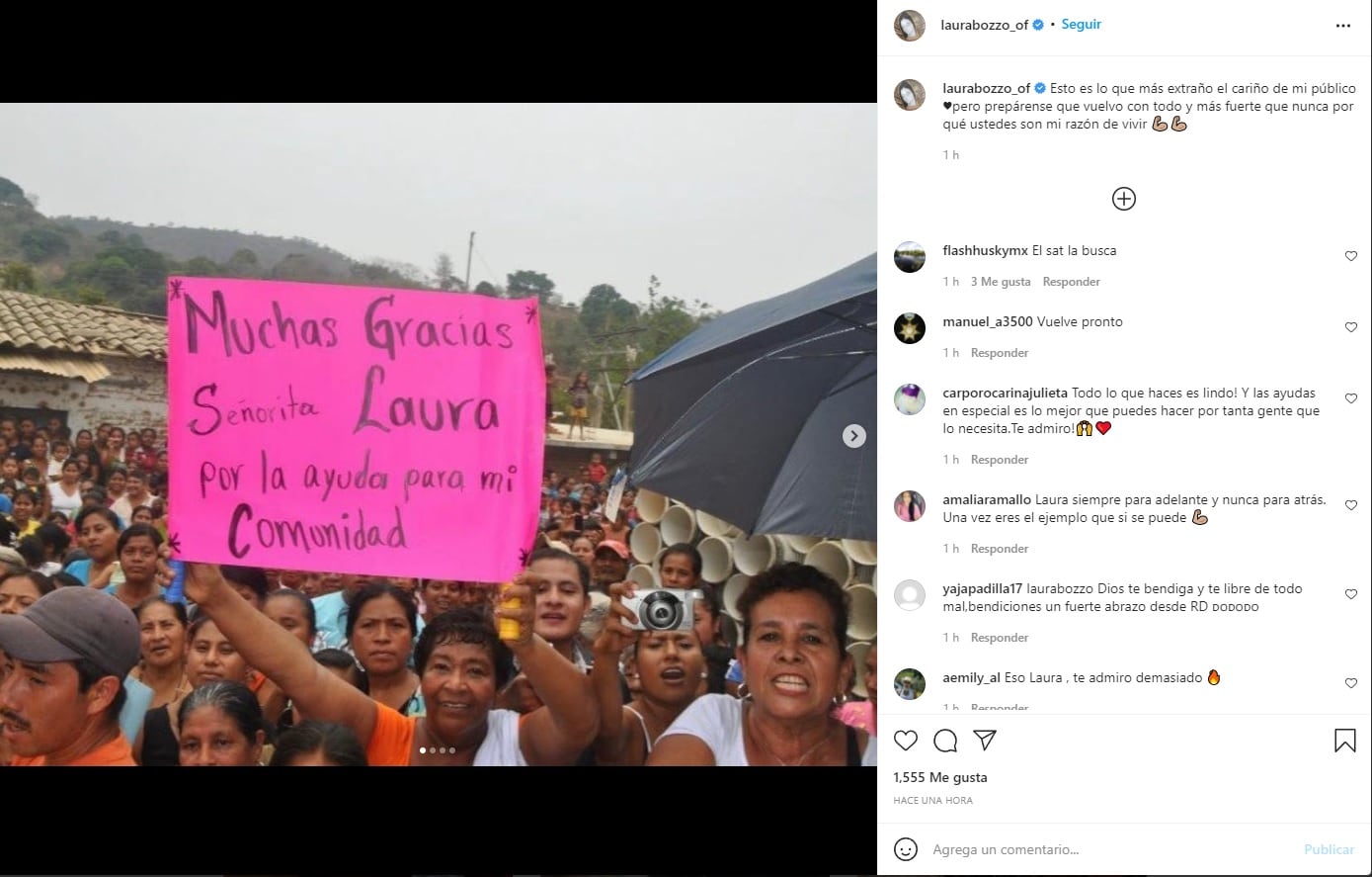Laura Bozzo aseguró que su razón de vivir son sus seguidores