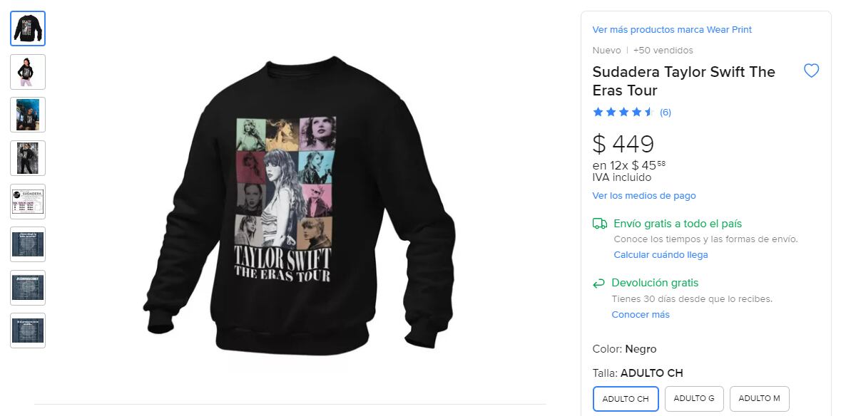 Sudadera The Eras Tour