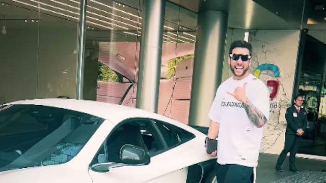 Nicola Porcella cuenta cómo consiguió su lujoso auto