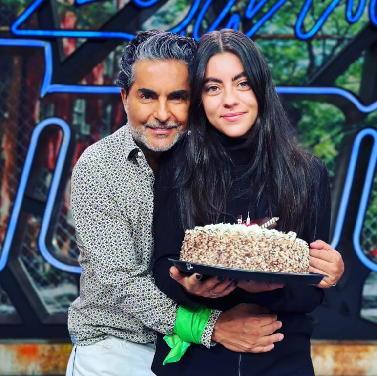 Raúl Araiza y su hija Roberta