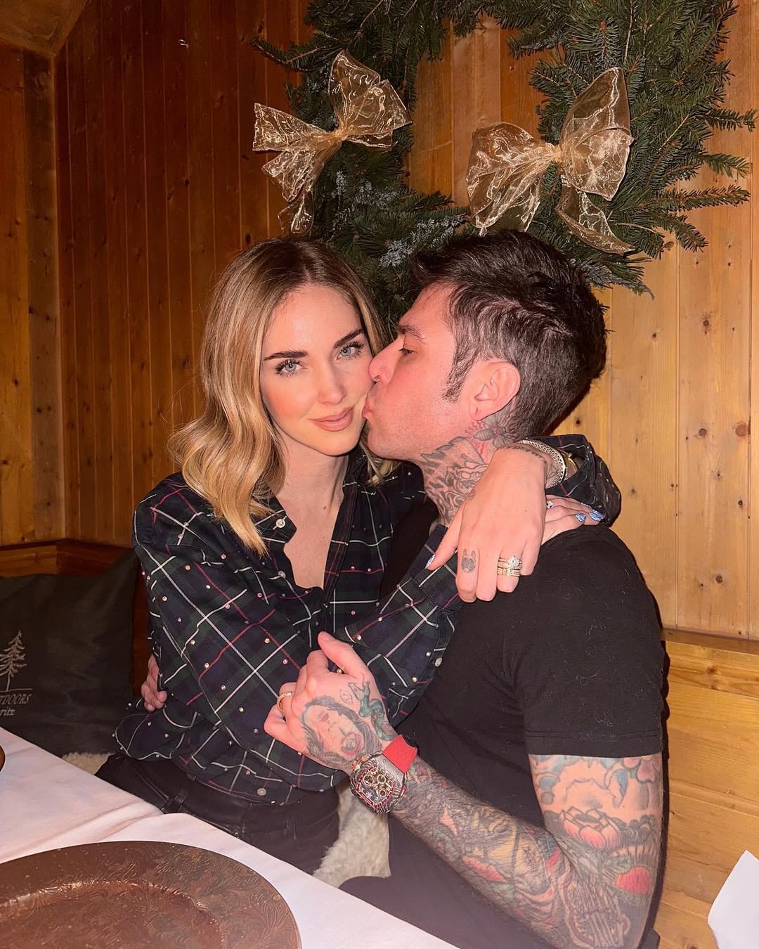 Chiara Ferragni con Fedez.
