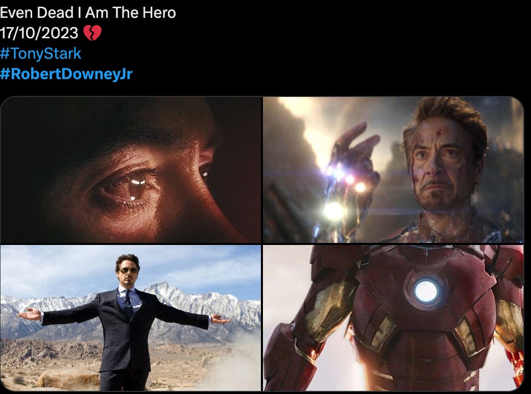 Fans recuerdan a Robert Downey Jr como Iron Man