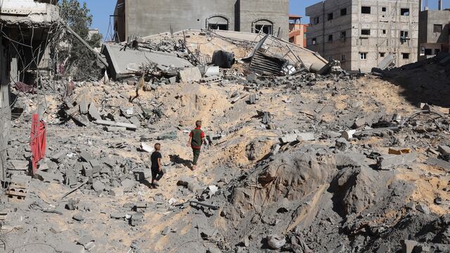 Bombardeos en Jan Yunis