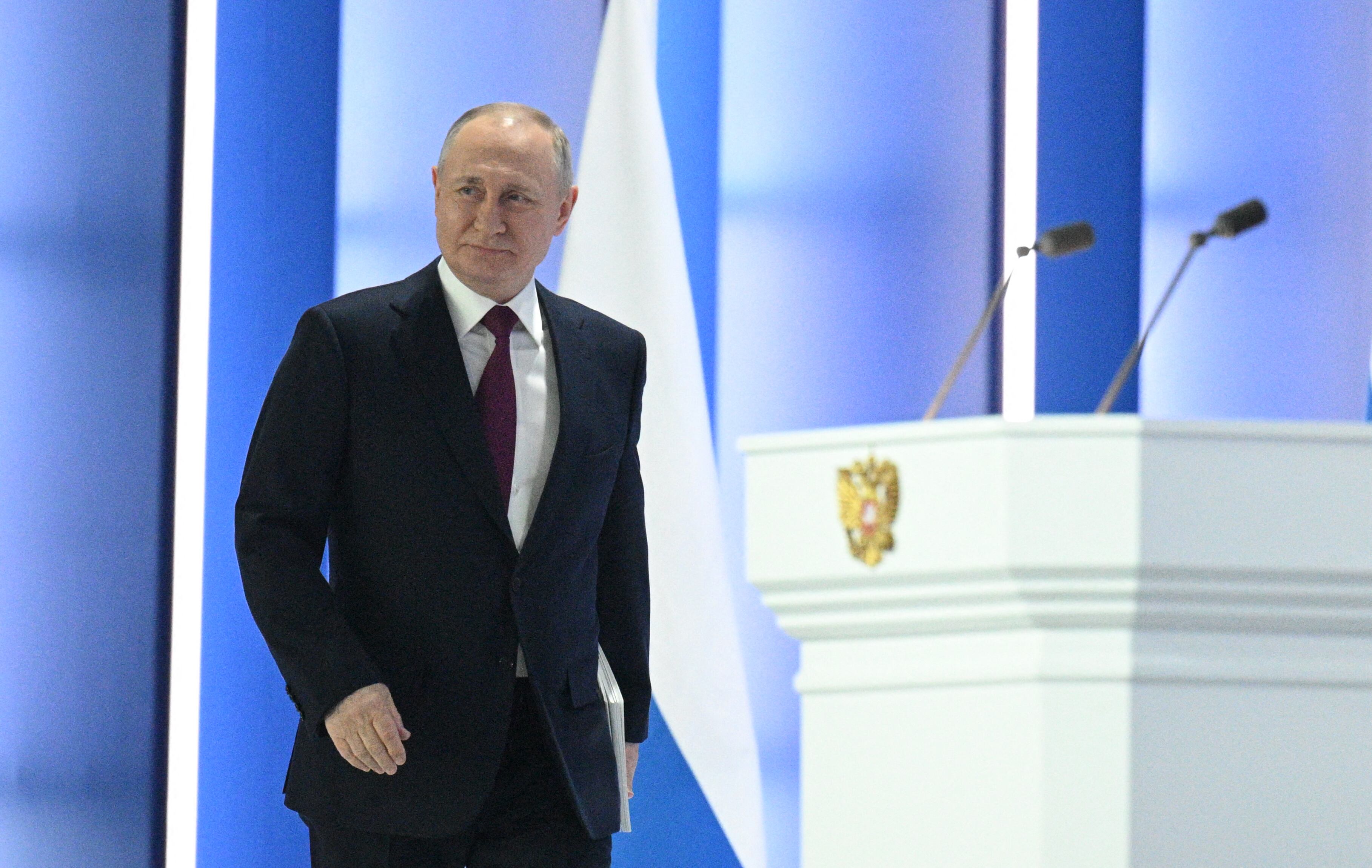 Vladimir Putin ante parlamento ruso