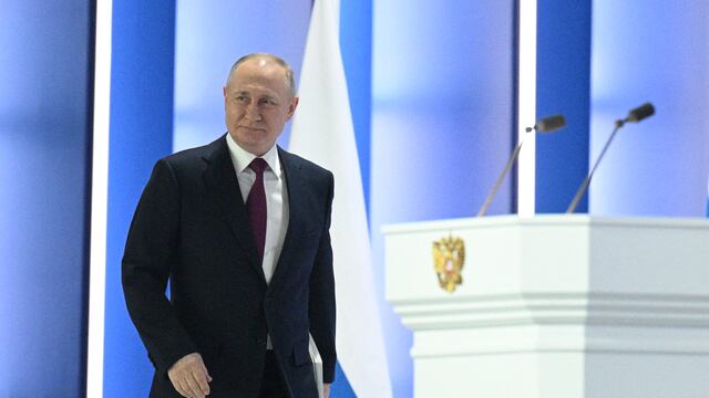 Vladimir Putin ante parlamento ruso