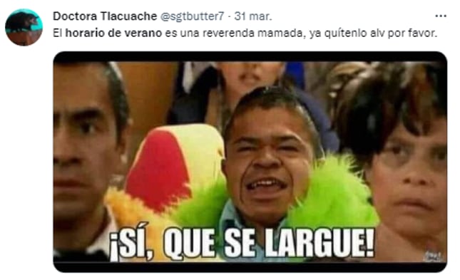 memes horario de verano