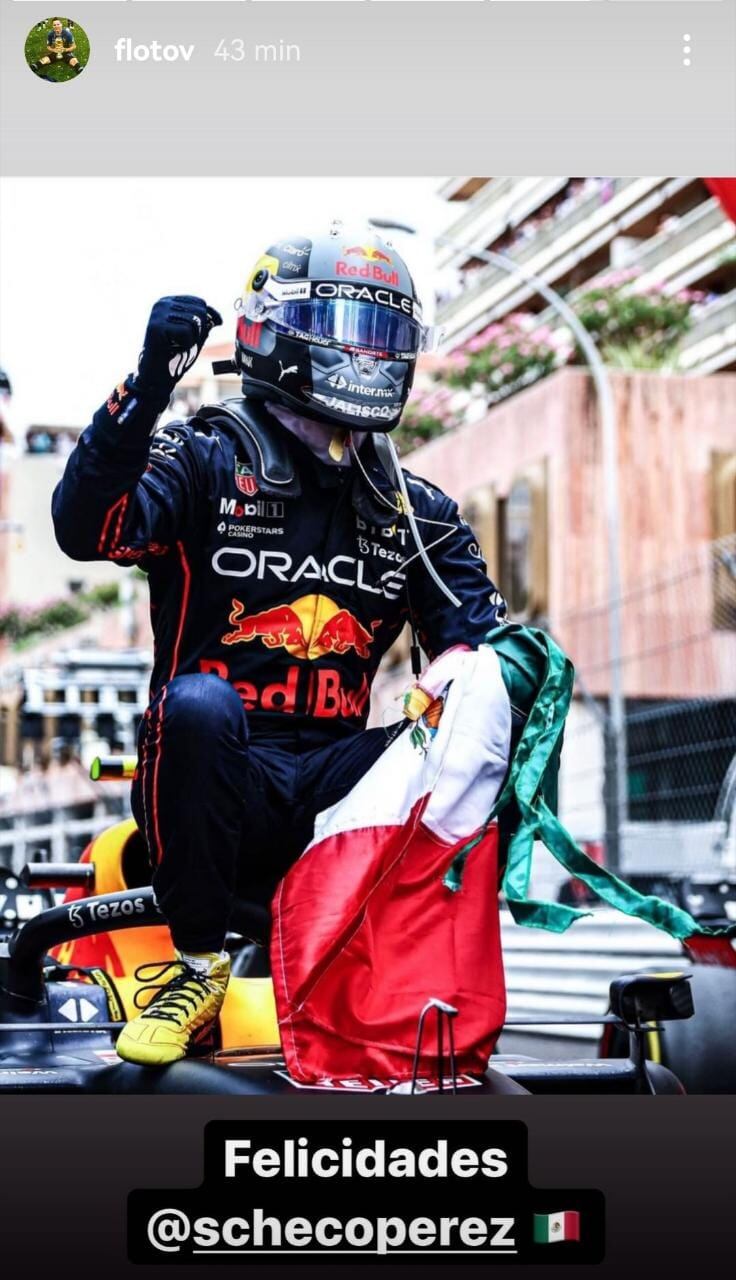 Felicitaciones a Checo Pérez