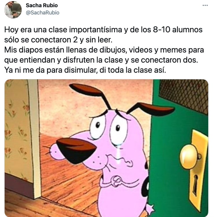 Tuit de profesor