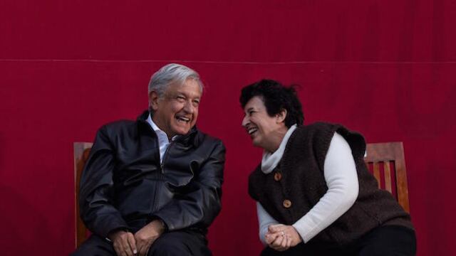 Andrés Manuel López Obrador y Raquel Sosa Elizaga