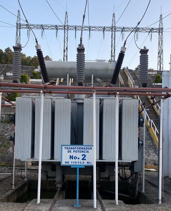 Transformador 2 de la Planta de Bombeo 5 del Sistema Cutzamala