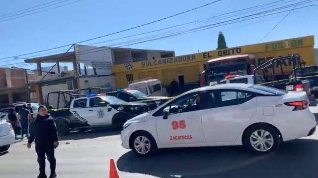 De una balacera en Zacatecas reportan 3 muertos por ataque en vulcanizadora de El Orito