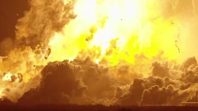 Video de la explosión de Starship 36 de SpaceX en Texas, Estados Unidos