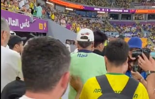 Neymar, fue imitado por este aficionado