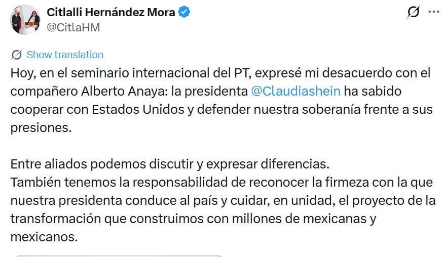 Citlalli Hernández y Alberto Anaya