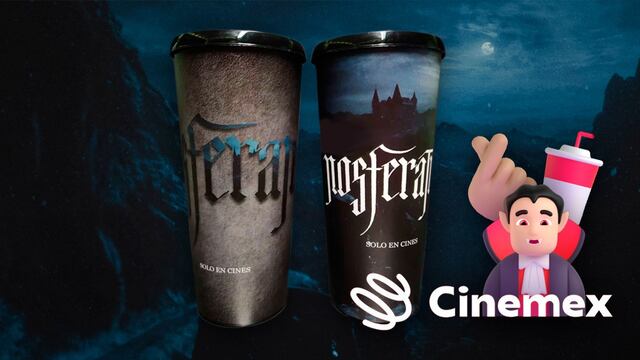 Los vasos coleccionables de Nosferatu en Cinemex