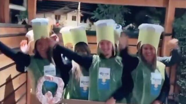 Disfraz de Halloween para amigos en TikTok