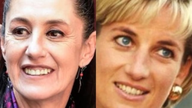 Claudia Sheinbaum y Lady Di