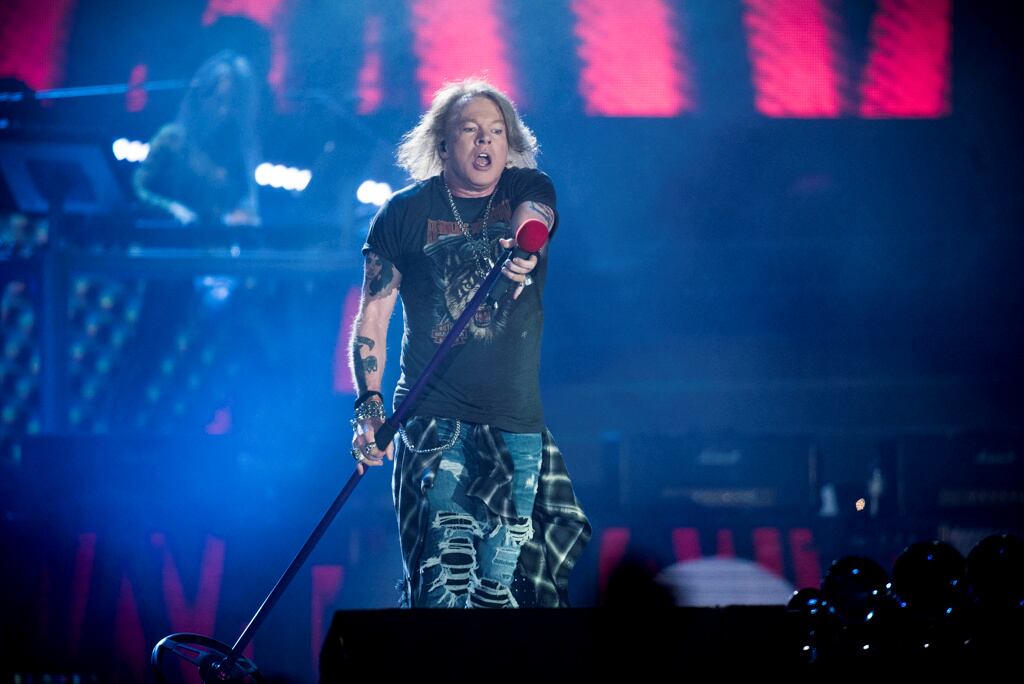 Axl Rose en concierto