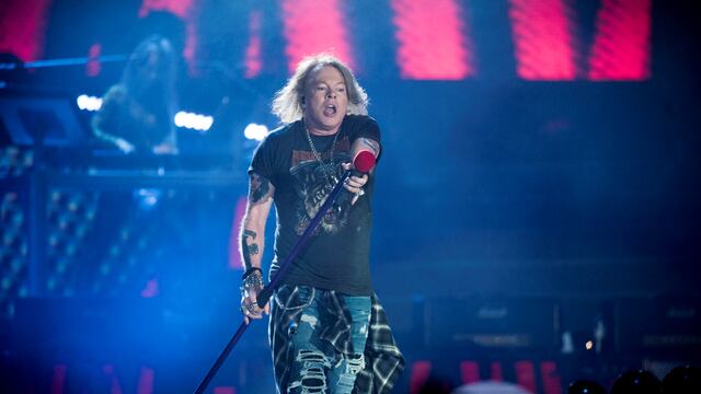 Axl Rose en concierto