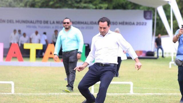 Maurico Vila Dosal inaugura Mundialito Cereso 2022