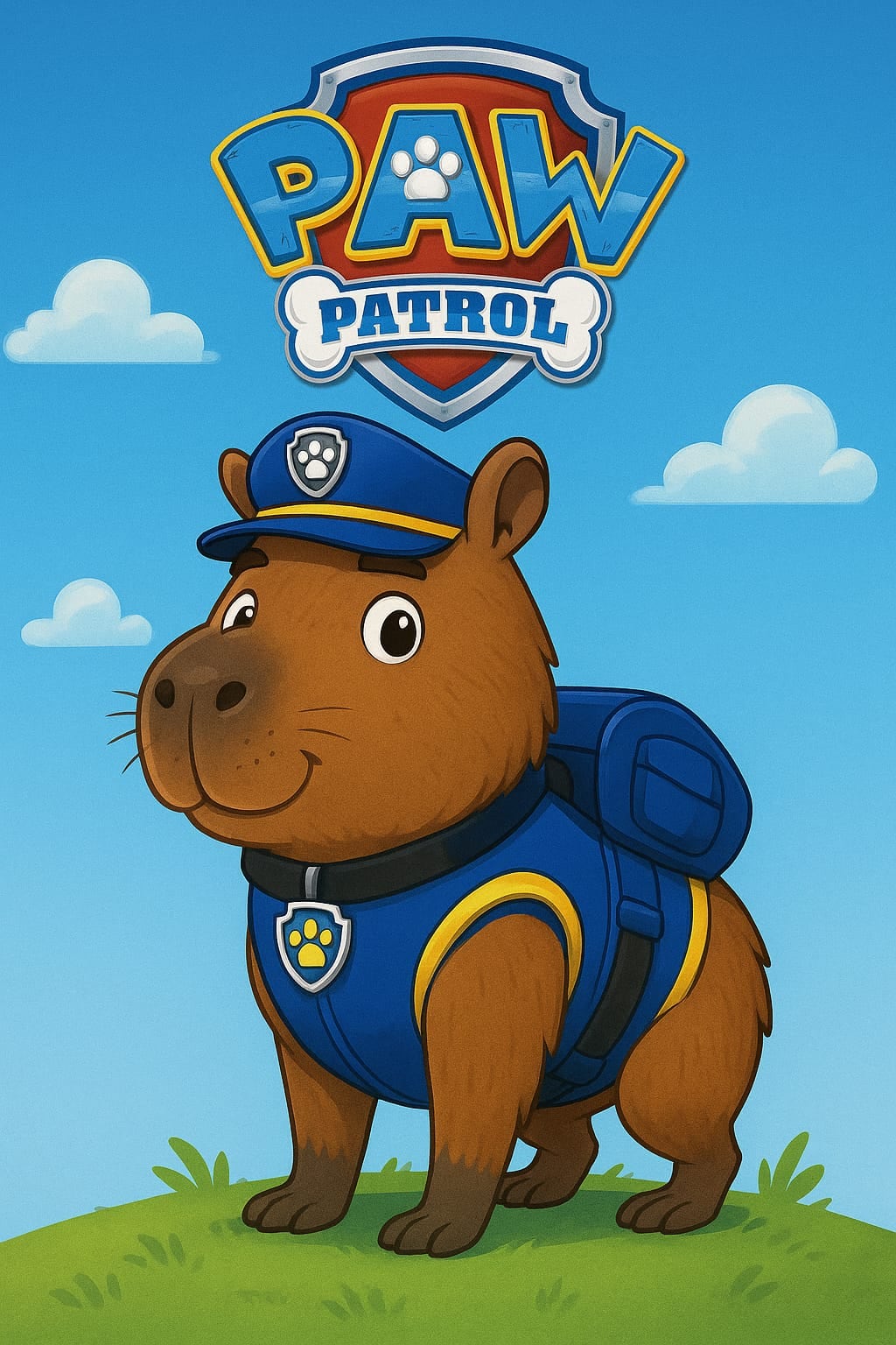 Así luce un capibara en Paw Patrol según la inteligencia artificial