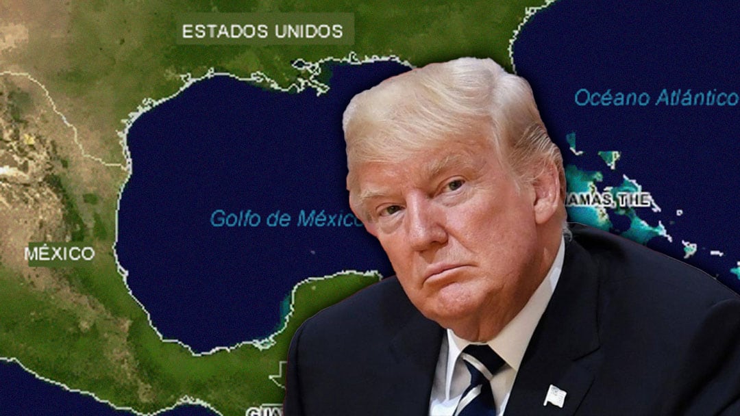 ¿Donald Trump puede cambiar el nombre del Golfo de México?
