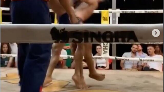 El nocaut se viralizó rápidamente en redes sociales.