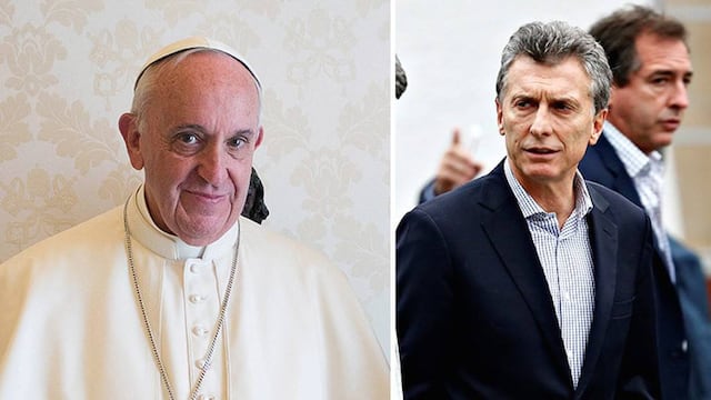 Mario Bergoglio y Mauricio Macri.