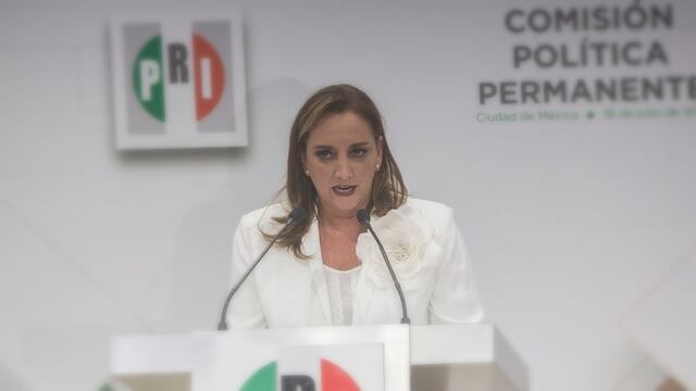 Claudia Ruiz Massieu, presidenta nacional del PRI
