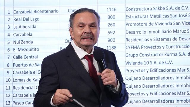 Octavio Romero Oropeza, director del Infonavit