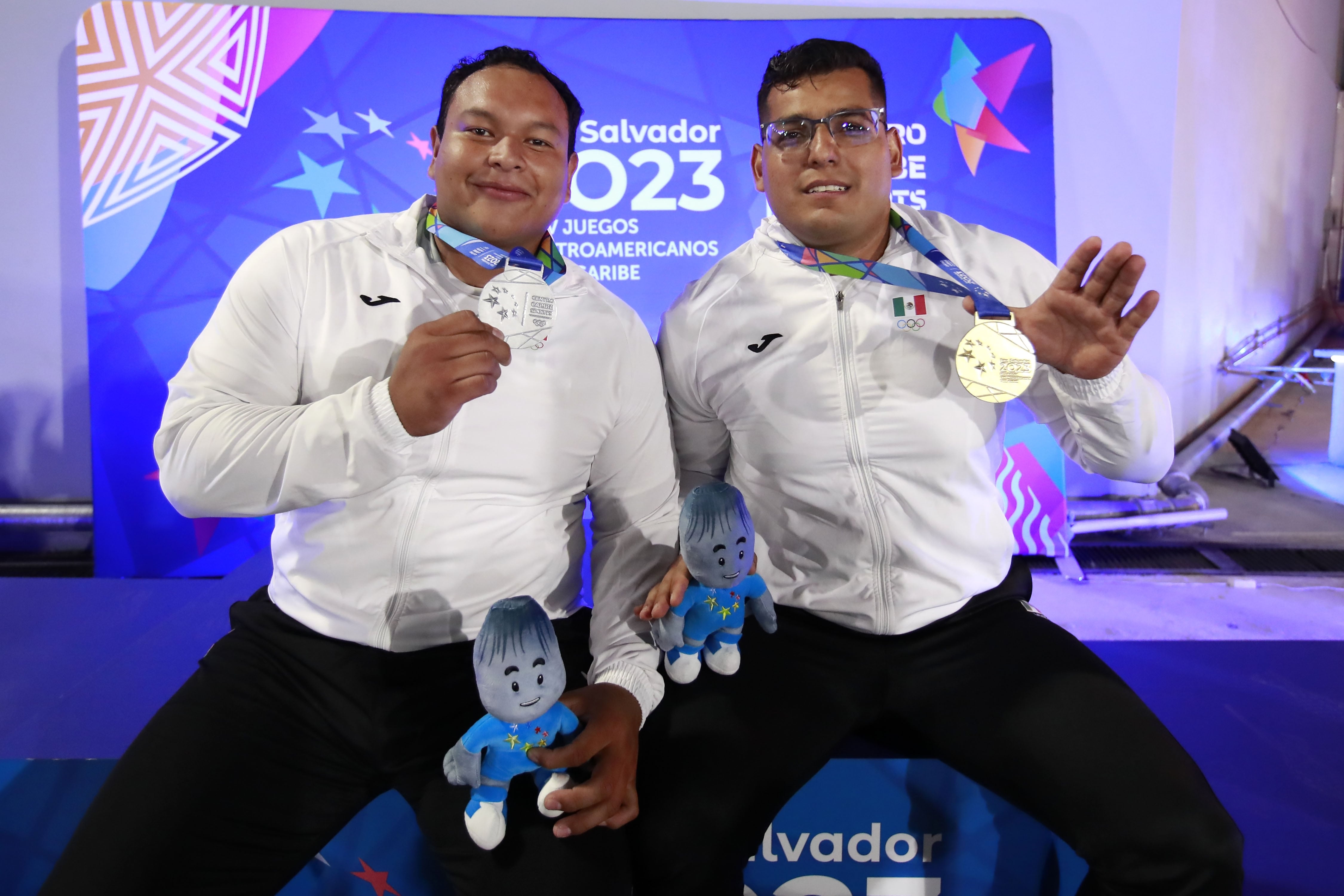Jairo Moral y Uziel Muñoz, medallistas para México en Lanzamiento de Bala.