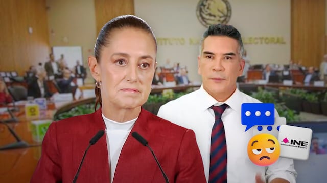La respuesta de Sheinbaum a Alito Moreno por sus críticas al INE