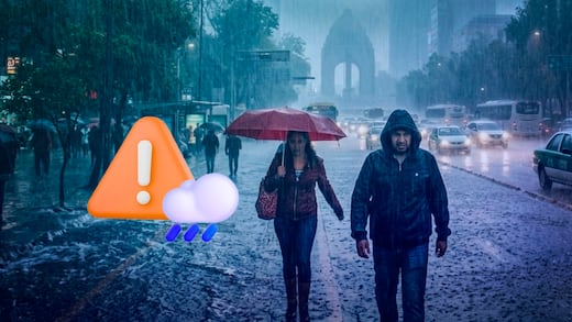 Activan alerta naranja por fuertes lluvias en la CDMX para el 9 de agosto