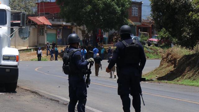 Operativo en Nuevo Parangaricutiro
