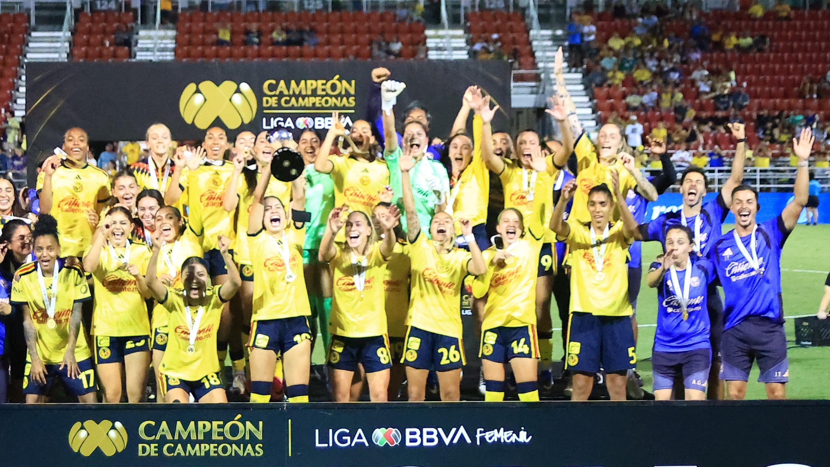 América Femenil supera a Tigres y es Campeón de Campeonas de la Liga MX Femenil