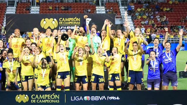 América Femenil celebró otro campeonato en la Liga MX Femenil