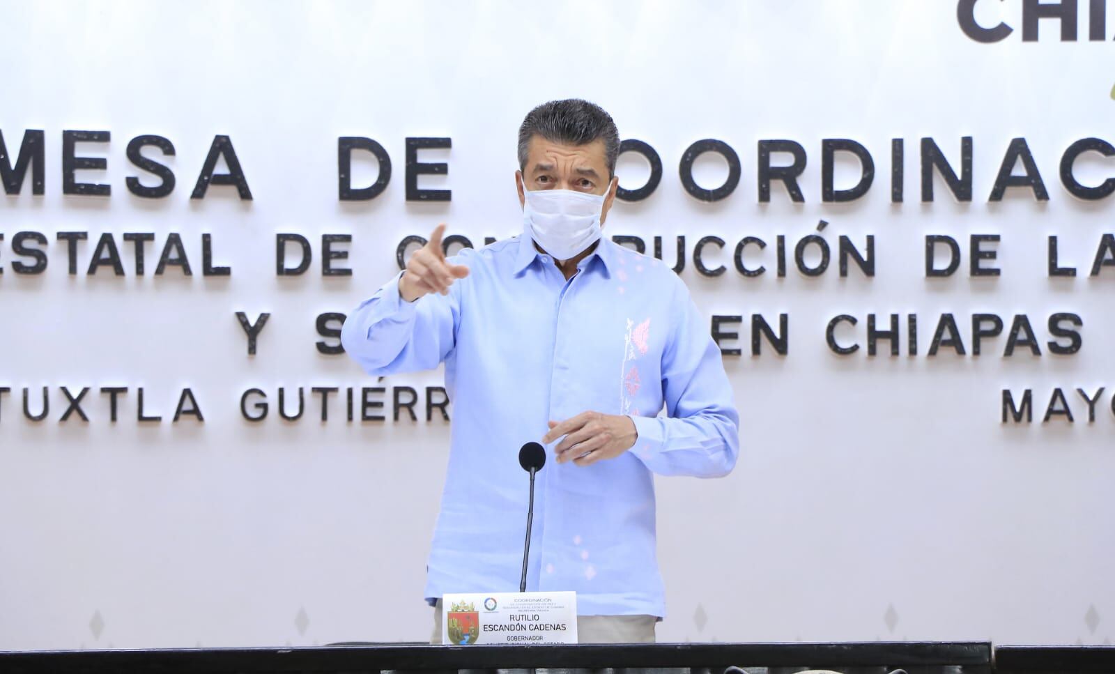 Rutilio Escandón Cadenas, Gobernador de Chiapas