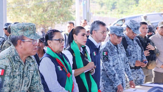 Evelyn Salgado refuerza estrategia de paz en comunidades indígenas de Chilapa.