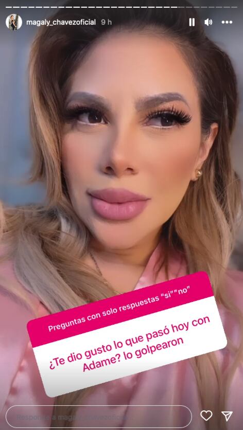 Magaly Chávez habla de los golpes de Alfredo Adame en su Instagram.