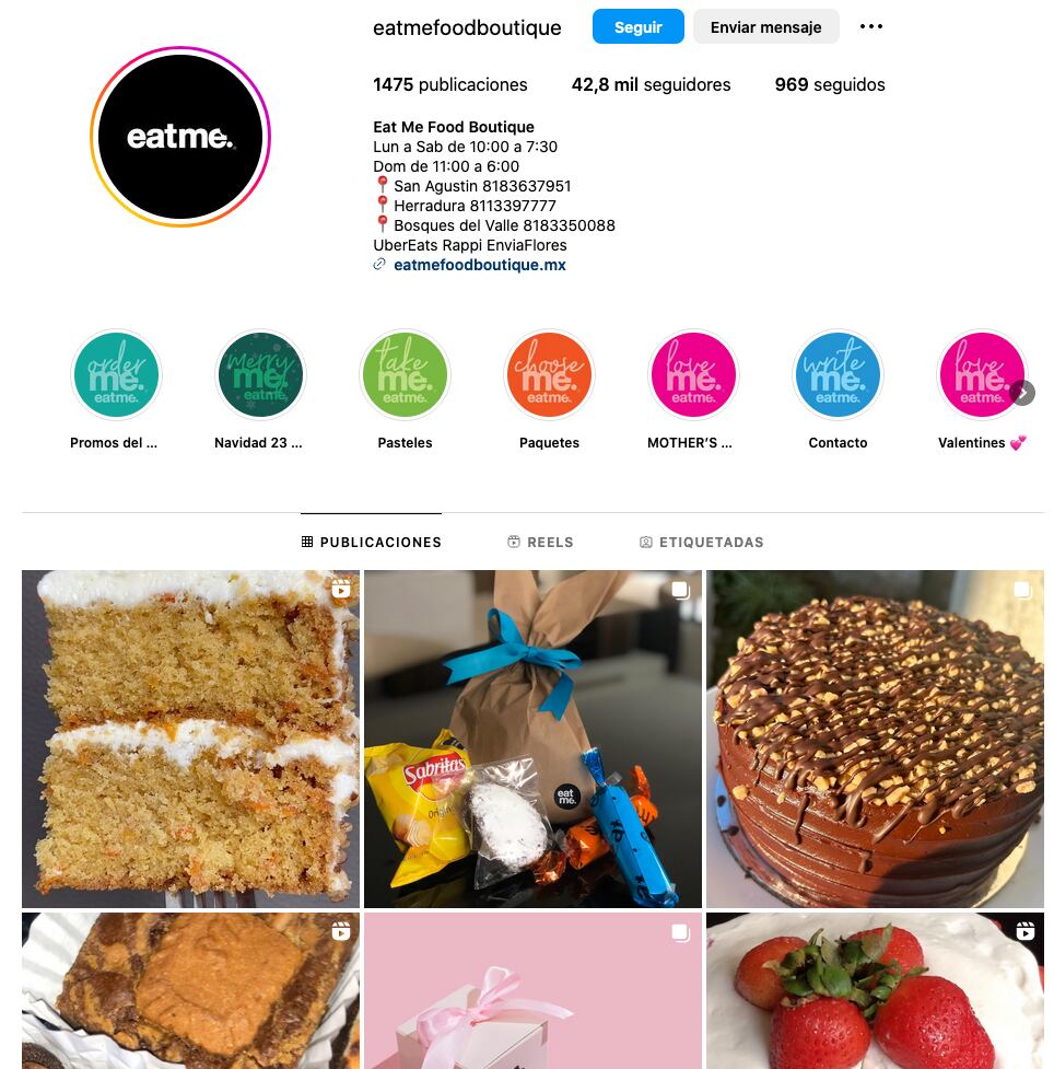 Eat Me, pastelería que Poncho de Nigris quiso humillar.