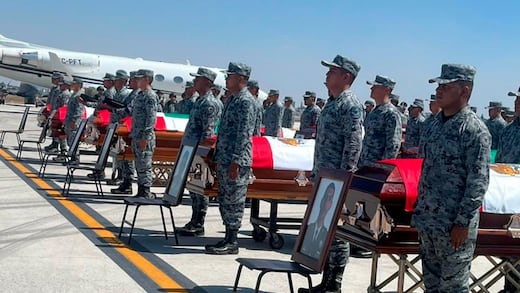 Avanza entrega de cuerpos de la Guardia Nacional caídos en operativo contra El Mencho