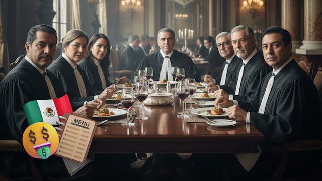 Menú de lujo para el Poder Judicial